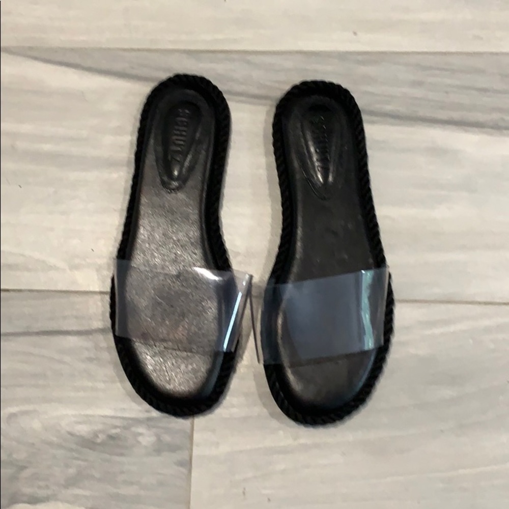 SCHUTZ Clear PVC Slides
